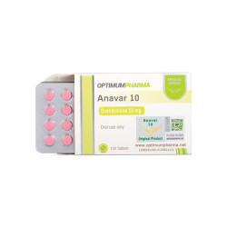 Anavar 10 - Fine Muscle Sculpting Oxandrolone Tablet by Optimum Pharma Steroids.