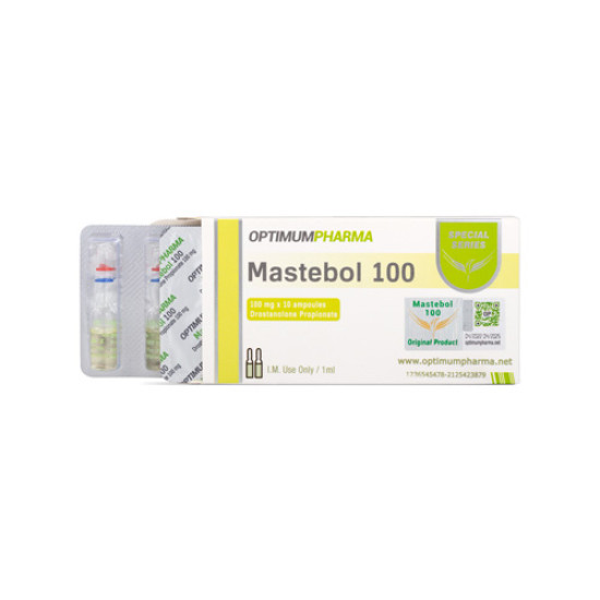 Mastebol 100 - Drostanolone Propionate Ampoule by Optimum Pharma Steroids.