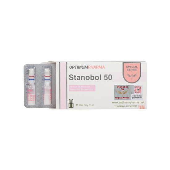 Stanabol 50 - Stanozolol Ampoule by Optimum Pharma Steroids.