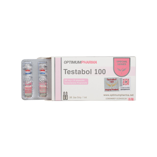 Testabol 100 Ampoule - Testosterone Propionate by Optimum Pharma Steroids.